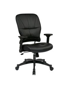 Office Star Synchro-Tilt Eco-Leather Mid-Back Managers Chair