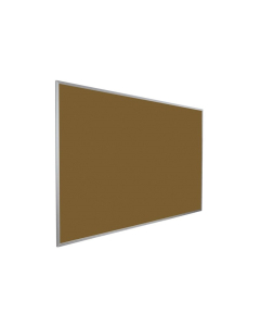 Best-Rite 322AD Colored Cork-Plate 4 x 4 Aluminum Finish Bulletin Board (Shown in Tan)