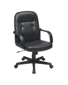 Office Star Eco-Leather Mid-Back Executive Office Chair (Model EC3393-EC3)