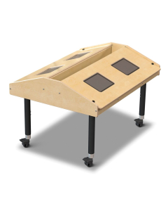 Jonti-Craft 42" W x 33" D Quad Tablet Mobile Table
