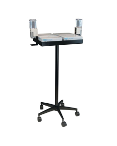 Omnimed 40" H Mobile PPE Station Infection Control Stand with Casters