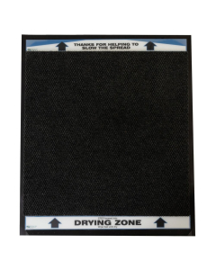 NoTrax 24" x 24" Drying Mat for 2-Zone Shoe Sanitizer Mat, Pack of 2