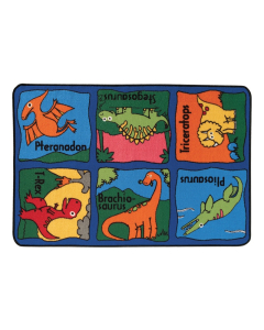 Carpets for Kids Dino-Mite Rectangle Classroom Rug