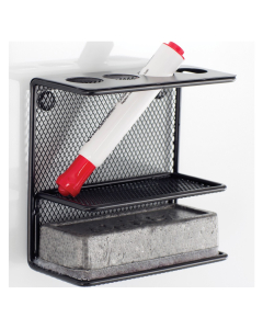 Safco Onyx Mesh Marker Holder with Shelf  (Accessories not included)