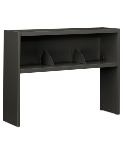 HON 38000 Series 386548NS 48" W Stack-On Open Shelf Hutch, Charcoal