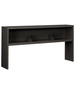HON 38000 Series 386572NS 72" W Stack-On Open Shelf Hutch, Charcoal