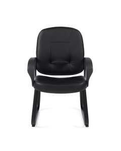 Global Arno 4004 Leather Low-Back Guest Chair