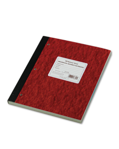 National Brand 9-1/4" X 11" 200-Sheet Quadrille Rule Lab Notebook, Brown/Red Cover