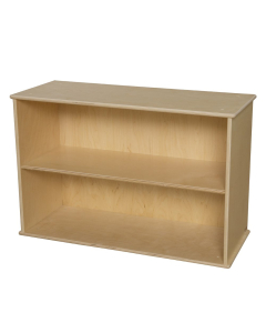 Wood Designs Childrens Classroom 2-Shelf Storage Unit, 24" H x 36.75" W x 15" D