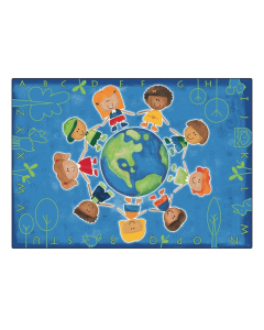 Carpets for Kids Give the Planet a Hug Rectangle Classroom Rug