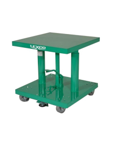 Lexco 300 lb Load 18" x 18" Manual Hydraulic Lift Tables