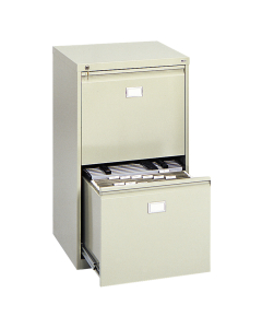 Safco 2-Drawer 24" Deep Vertical File Cabinet for 18" x 12" Sheets, Sand