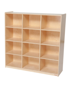 Wood Designs Childrens Classroom 12-Cubby Storage Unit