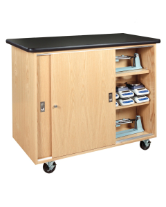 Diversified Woodcrafts STEM Mobile Balance Classroom Storage Cabinet (Scales and Balances Not Included)