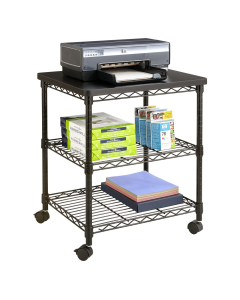 Safco Deskside Printer Stand (Printer and other accessories not included)