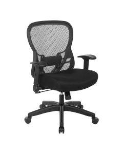 Office Star Deluxe R2 Spacegrid Back with Memory Foam Mesh Fabric Seat Chair