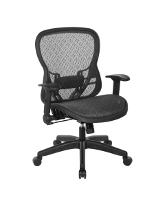 Office Star Deluxe R2 SpaceGrid Back Chair with Breathable Mesh Seat