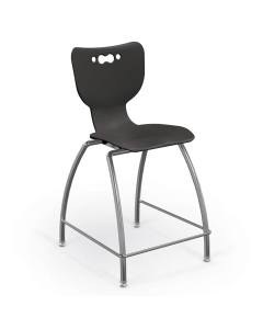 Balt Hierarchy 24" H Classroom Stool (Shown in Black)