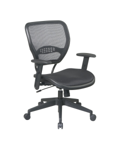 Office Star Black AirGrid Seat and Back Deluxe Task Chair (Model 5560)