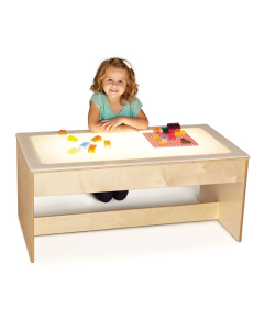 Jonti-Craft 42" W x 22" D Large Light Table. Toys not included.