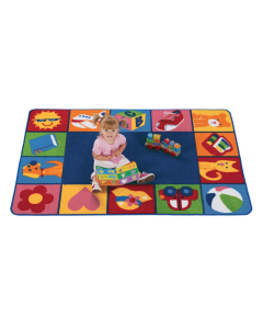 Carpets for Kids Toddler Blocks Rectangle Classroom Rug