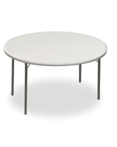 Iceberg IndestrucTable Classic 60" Round Heavy Duty Folding Table 65263