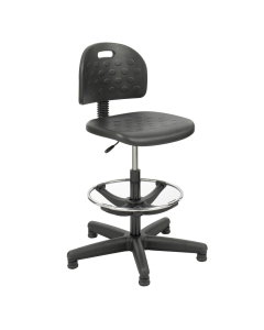 Safco Soft Tough 6680 Economy Drafting Chair Stool, Footring