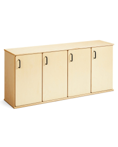 Jonti-Craft Young Time 4-Section Stacking School Locker