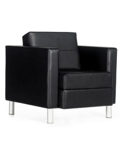 Global Citi 7875 Commercial Faux Leather Lounge Club Chair