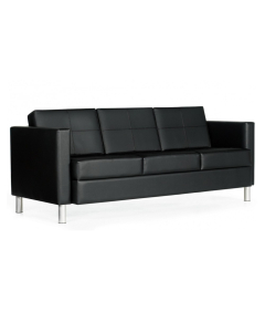 Global Citi 7877 Commercial Faux Leather Lounge Reception Sofa