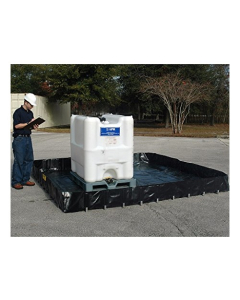 Ultratech Ultra-Containment 8260 Economy 8 ft. x 8 ft. x 20" H Copolymer 2000 Spill Containment Berm 