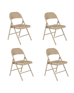 NPS Commercialine 900 Series Steel Folding Chair, 4-Pack
