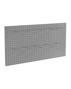 Durham Steel 35" W x 1" D x 21" H Pegboard Panel with Hooks
