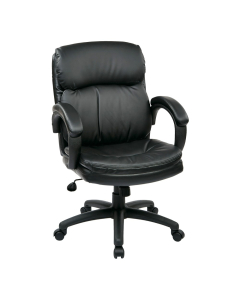 Office Star Eco-Leather Mid-Back Executive Office Chair (Model EC9231-EC3)