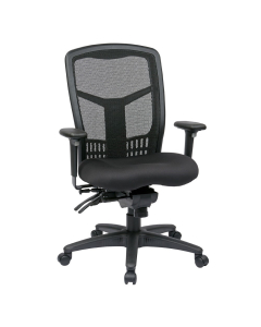 Office Star Multifunction ProGrid Mesh-Back Fabric High-Back Managers Chair