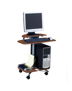 Mayline Eastwinds 948 28.5" W Laminate Mobile Computer Workstation (Shown in Medium Cherry)