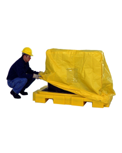 Ultratech 9614 Pullover Cover for P2 Plus Spill Pallet (example of use)