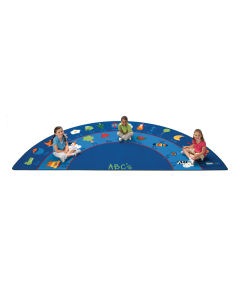 Carpets for Kids Fun with Phonics Half-Round Classroom Rug