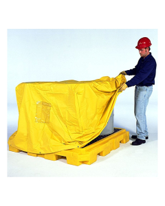 Ultratech 9634 Pullover Cover for P4 Plus Spill Pallet (example of use)