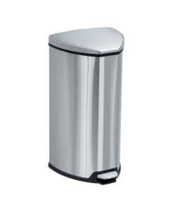 Safco 7 Gal. Stainless Steel Step-On Trash Receptacle