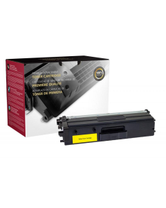 Clover Remanufactured High Yield Yellow Toner Cartridge for Brother TN433Y