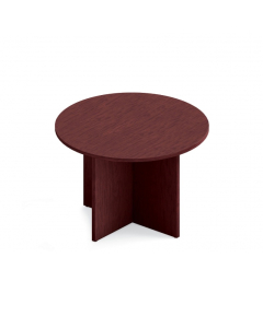 Global G42CH 42" Round Conference Table, Mahogany