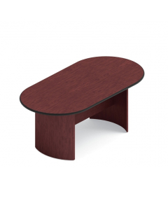 Global 6 ft Racetrack Conference Table, Mahogany