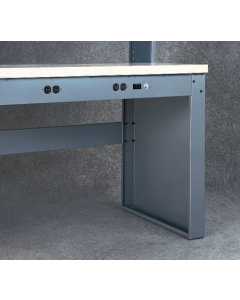 Tennsco LP-3230 Panel Legs for Electronic Workbenches (Shown in Medium Grey)