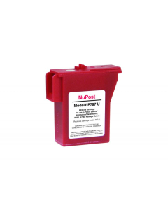 NuPost Remanufactured Postage Meter Red Ink Cartridge for Pitney Bowes 797-0/797-Q/797-M