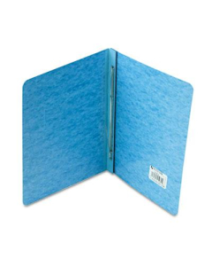 Acco 3" Capacity 8-1/2" x 11" Prong Clip Reinforced Hinge Pressboard Report Cover, Light Blue