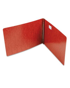 Acco 3" Capacity 11" x 17" Prong Clip Reinforced Hinge Pressboard Report Cover, Red