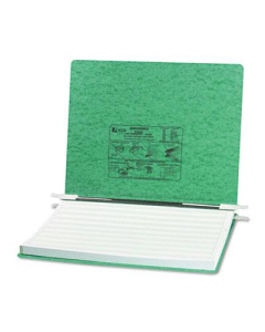Acco 14-7/8" x 11" Unburst Sheet Pressboard Hanging Data Binder, Light Green