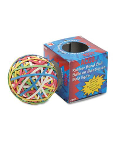 Acco Rubber Band Ball, Assorted Colors