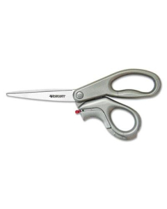 Westcott EZ-Open Stainless Steel Scissors and Box Cutters, 8" Length, Gray
